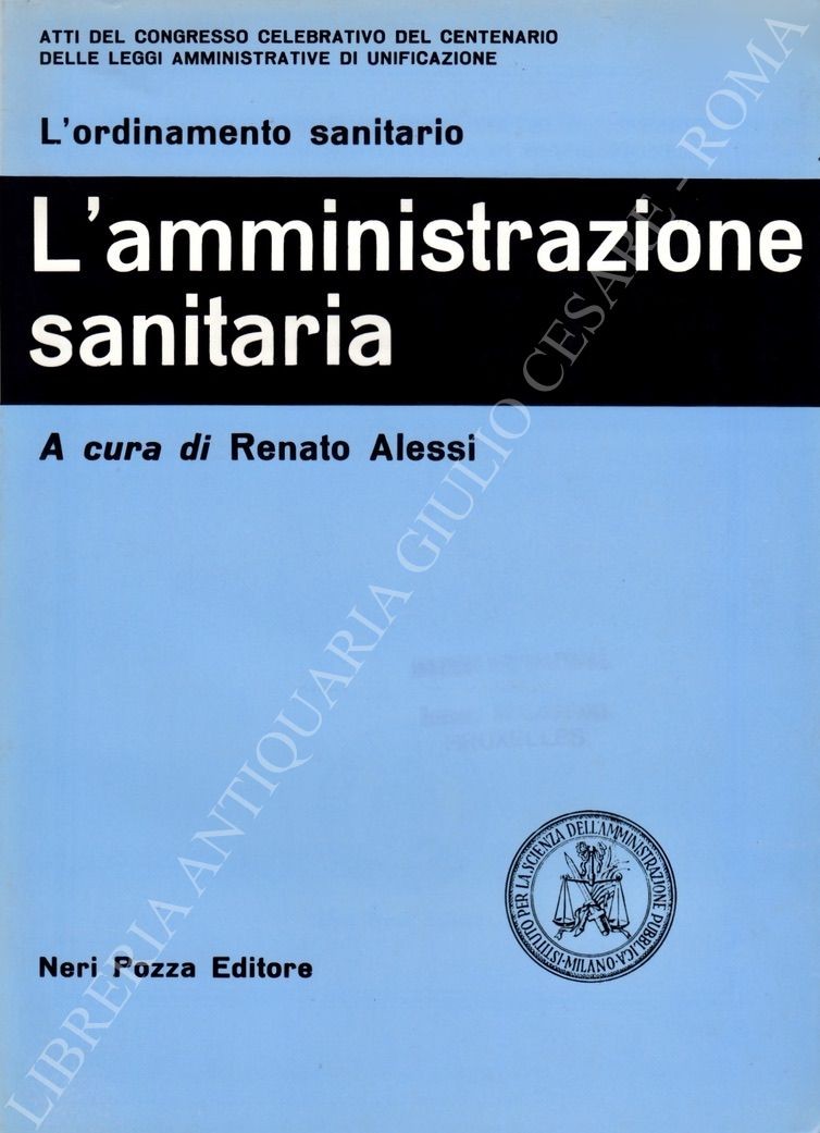 L'amministrazione sanitaria