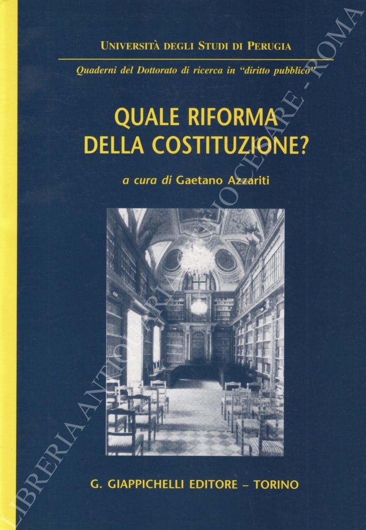 Quale riforma della costituzione?