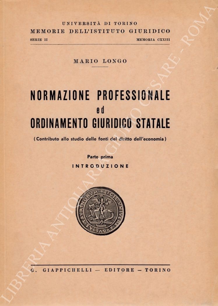 Normazione professionale ed ordinamento giuridico