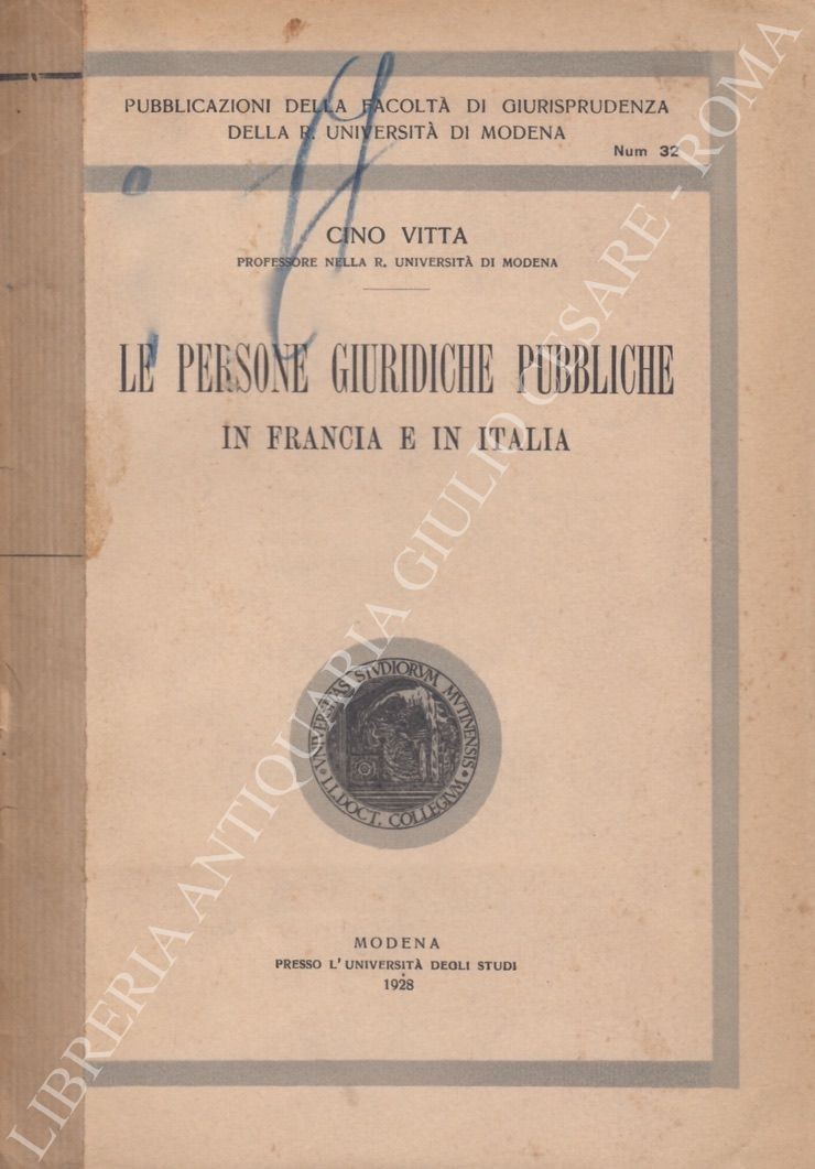 Le persone giuridiche pubbliche