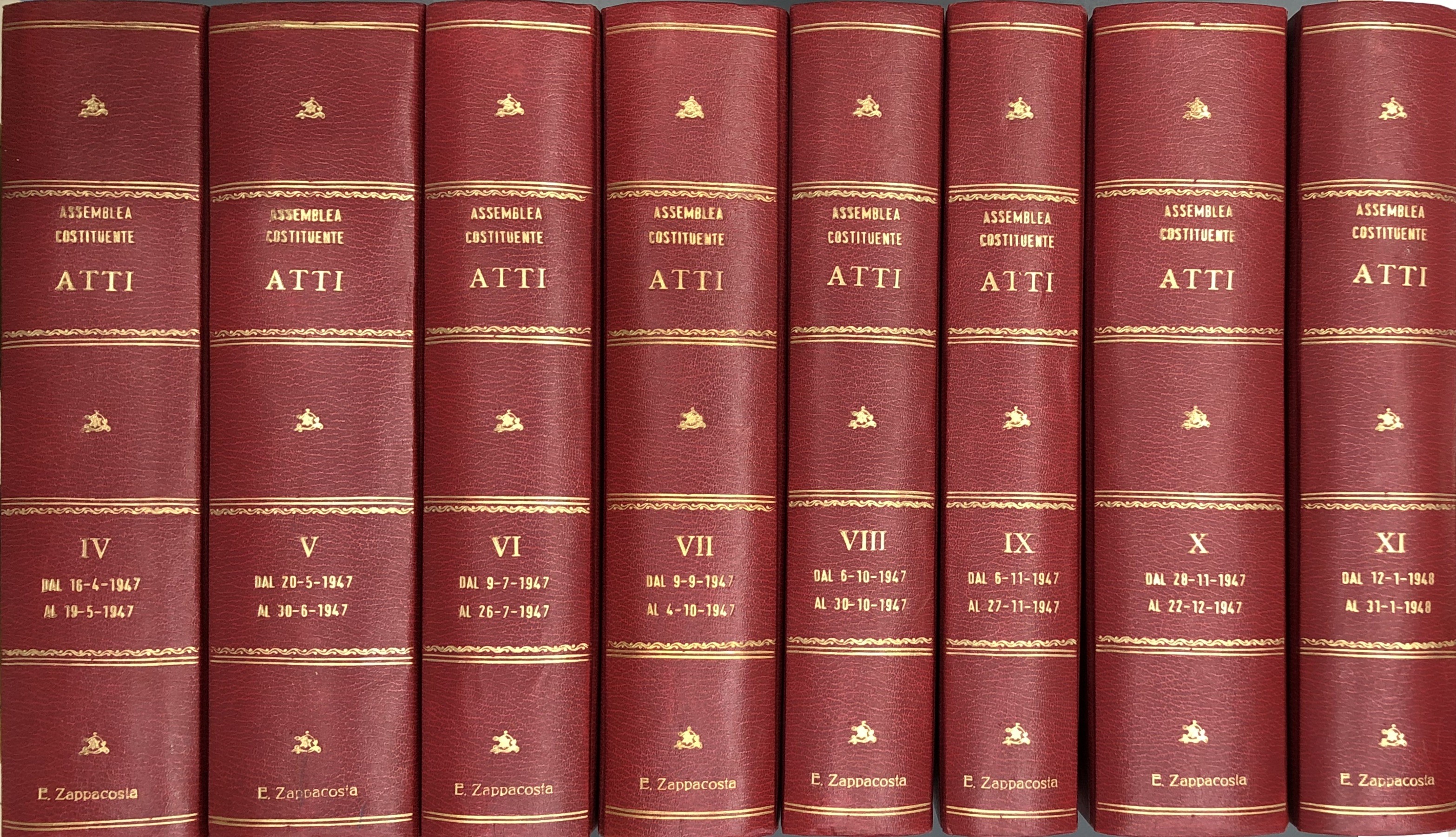 Atti della Assemblea Costituente