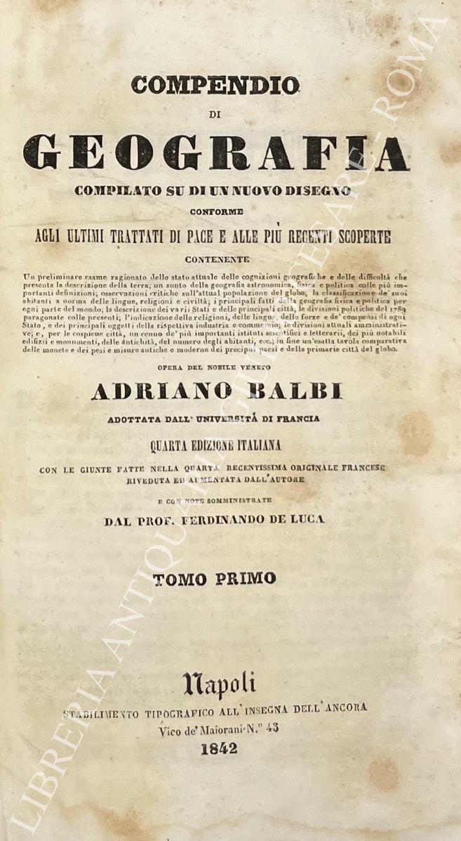 Compendio di geografia 