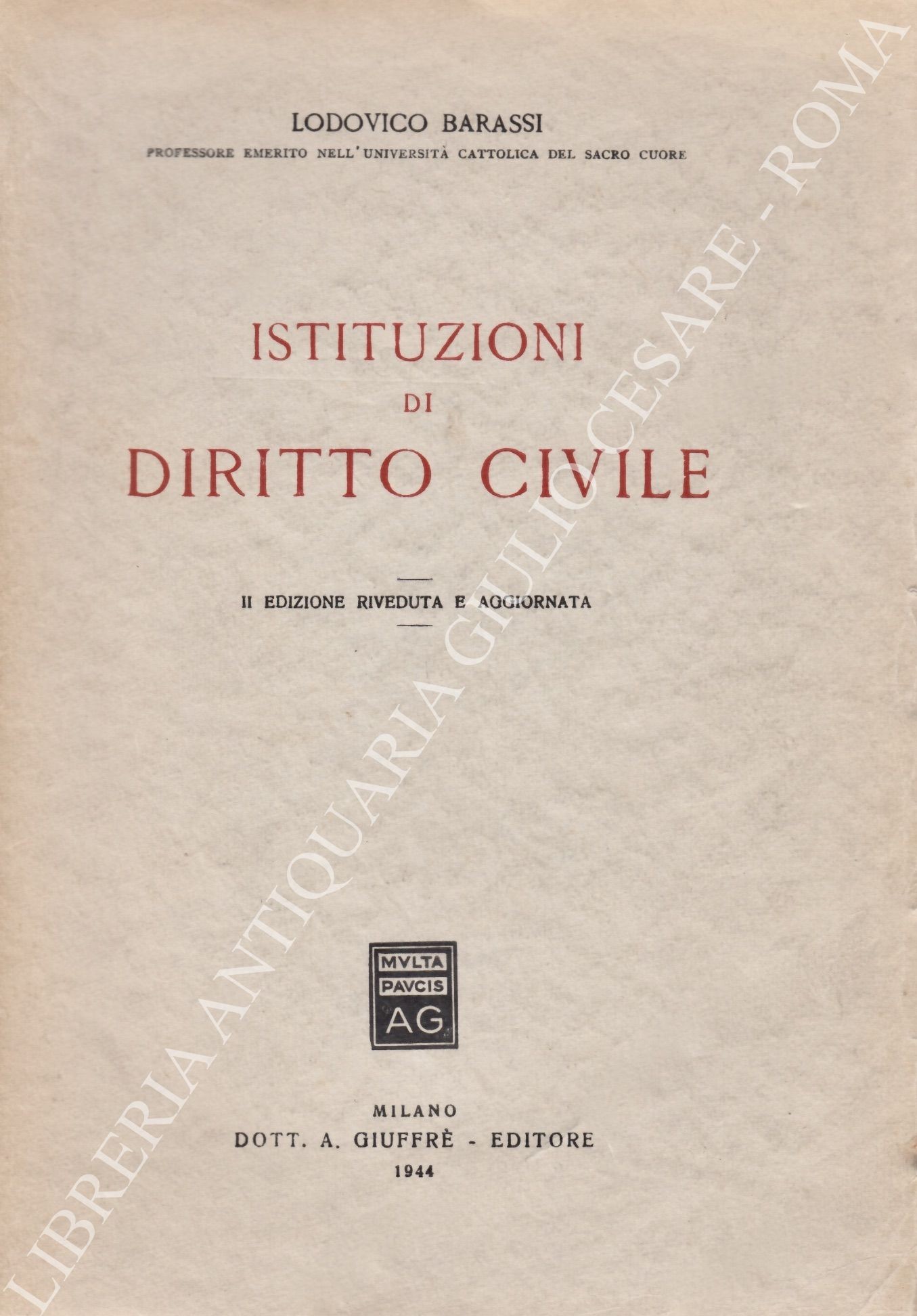 Istituzioni di diritto civile
