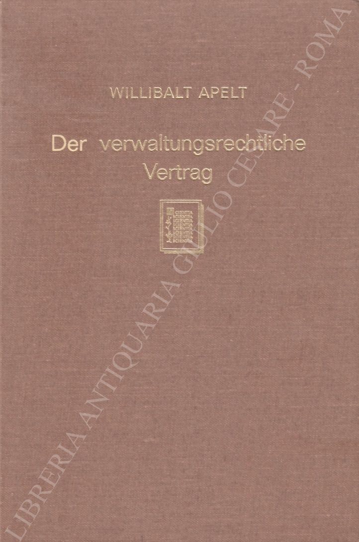 Der verwaltungsrechtliche Vertrag