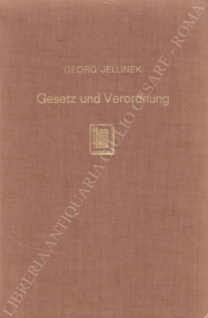 Gesetz und Verordnung