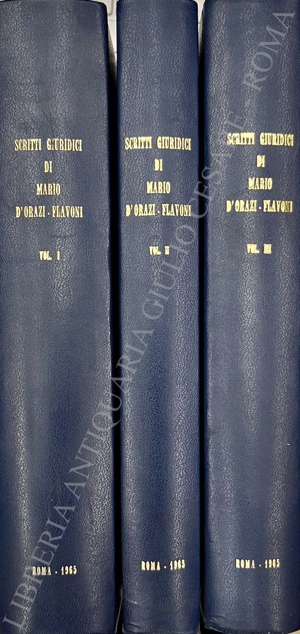 Scritti giuridici. 