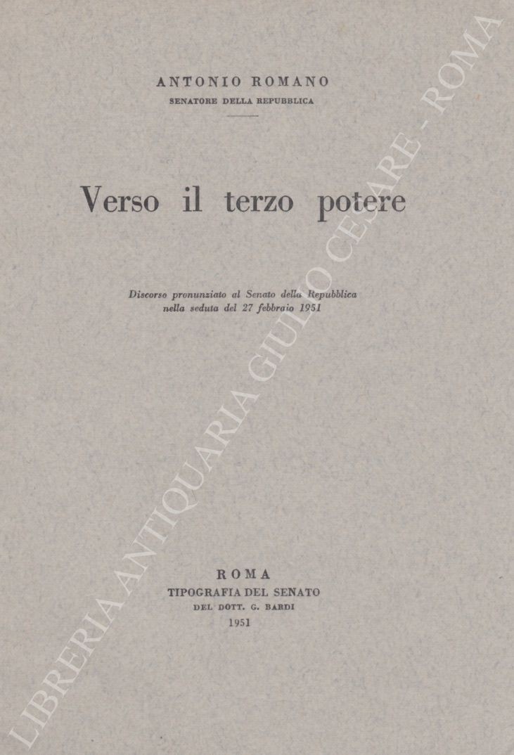 Verso il terzo potere