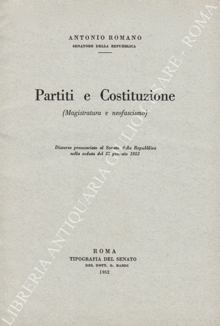 Partiti e Costituzione