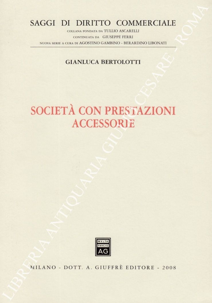 Società con prestazioni accessorie