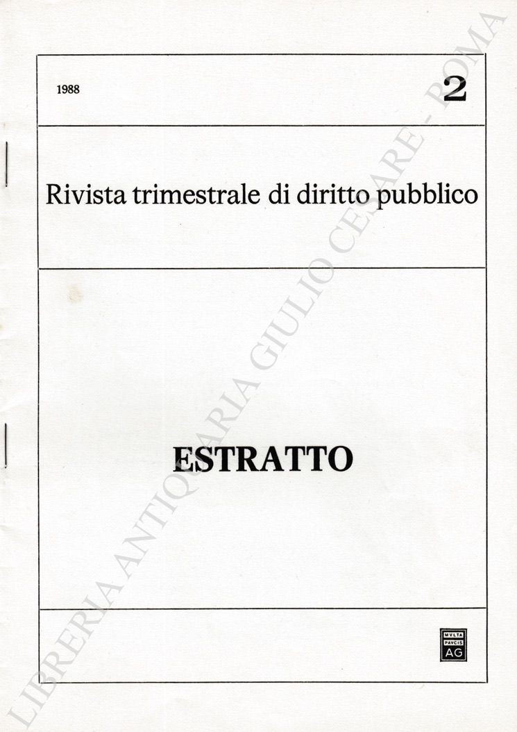 In onore di Massimo Severo Giannini. Estratto