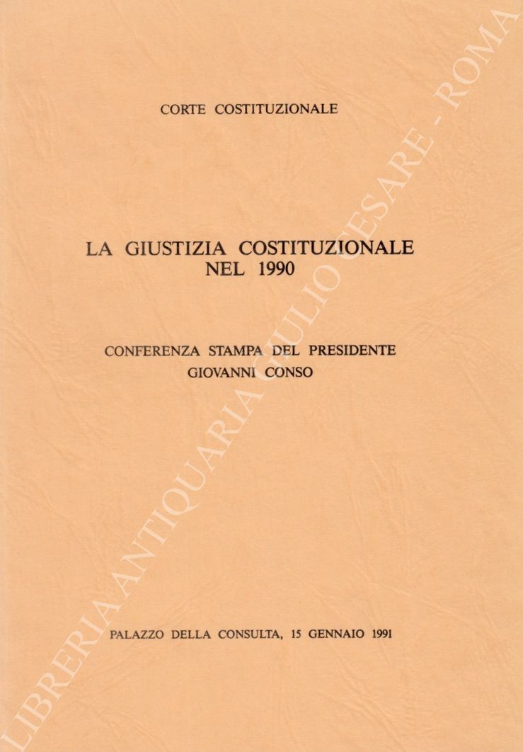 La giustizia costituzionale nel 1990
