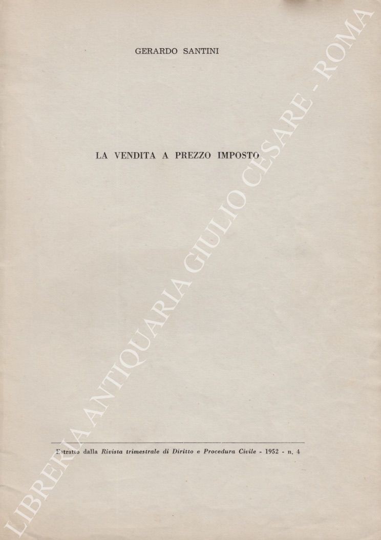La vendita a prezzo imposto