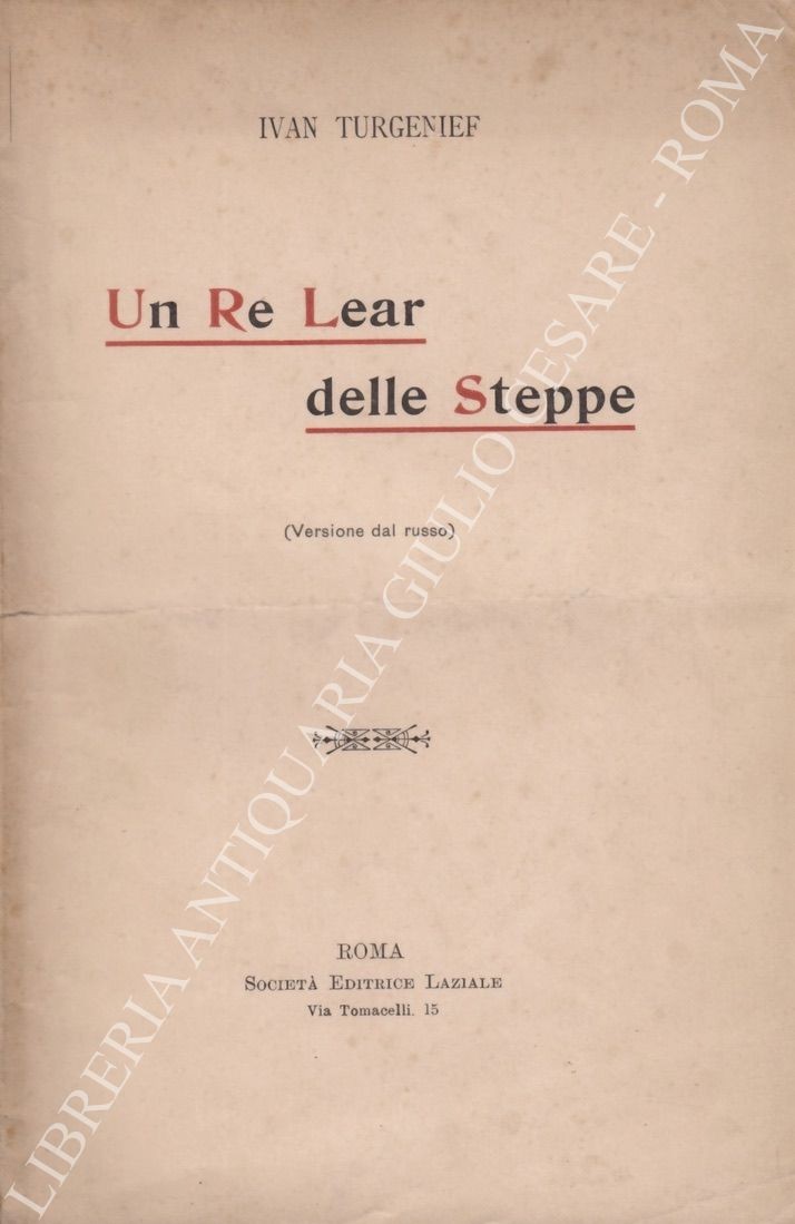 Un Re Lear delle Steppe
