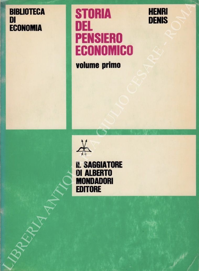 Storia del pensiero economico