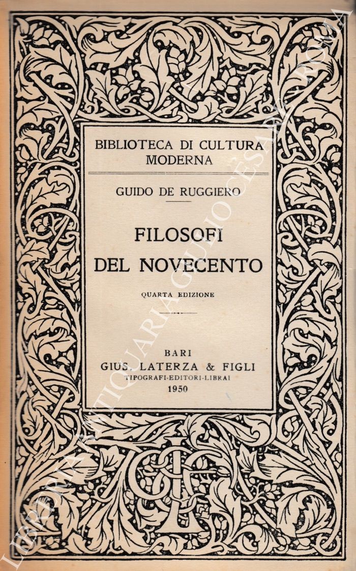 Filosofi del Novecento