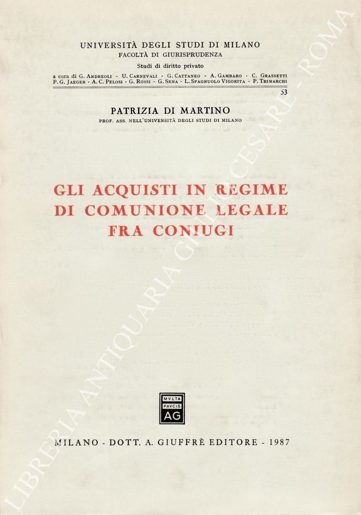 Gli acquisti in regime di comunione legale fra coniugi