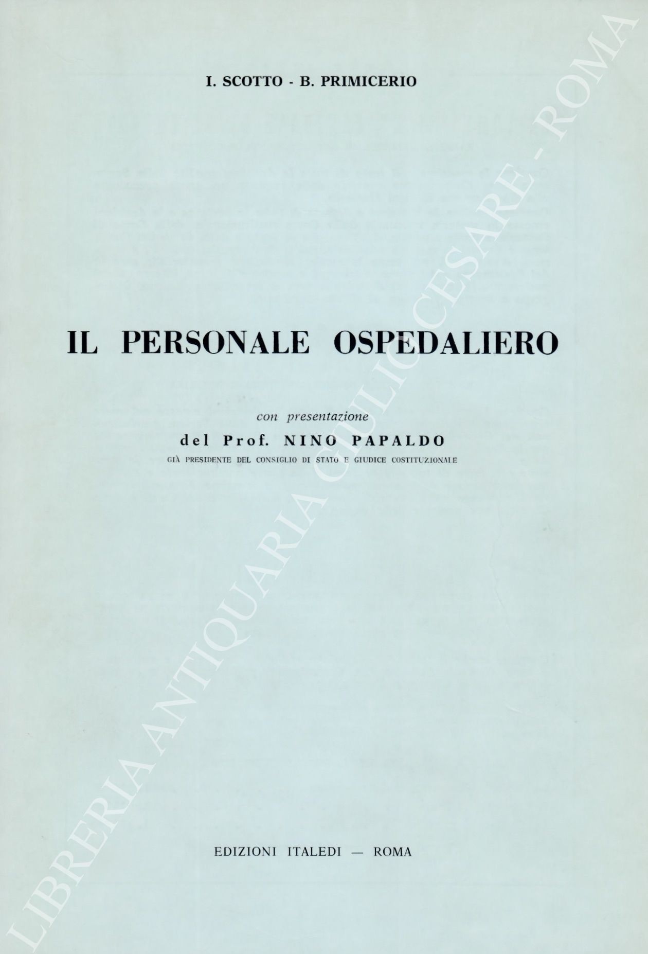 Il personale ospedaliero