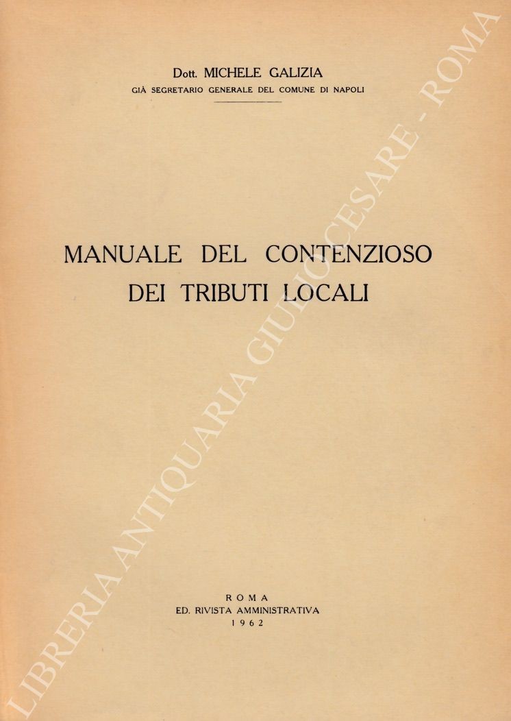 Manuale del contenzioso dei tributi locali