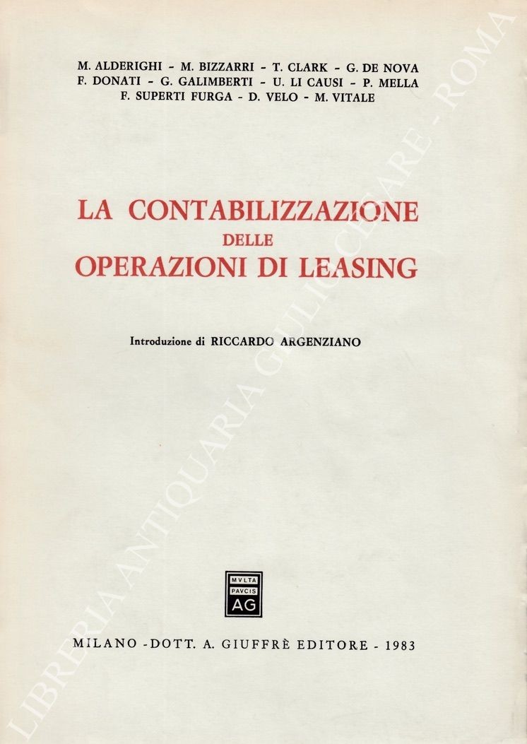 La contabilizzazione delle operazioni di leasing