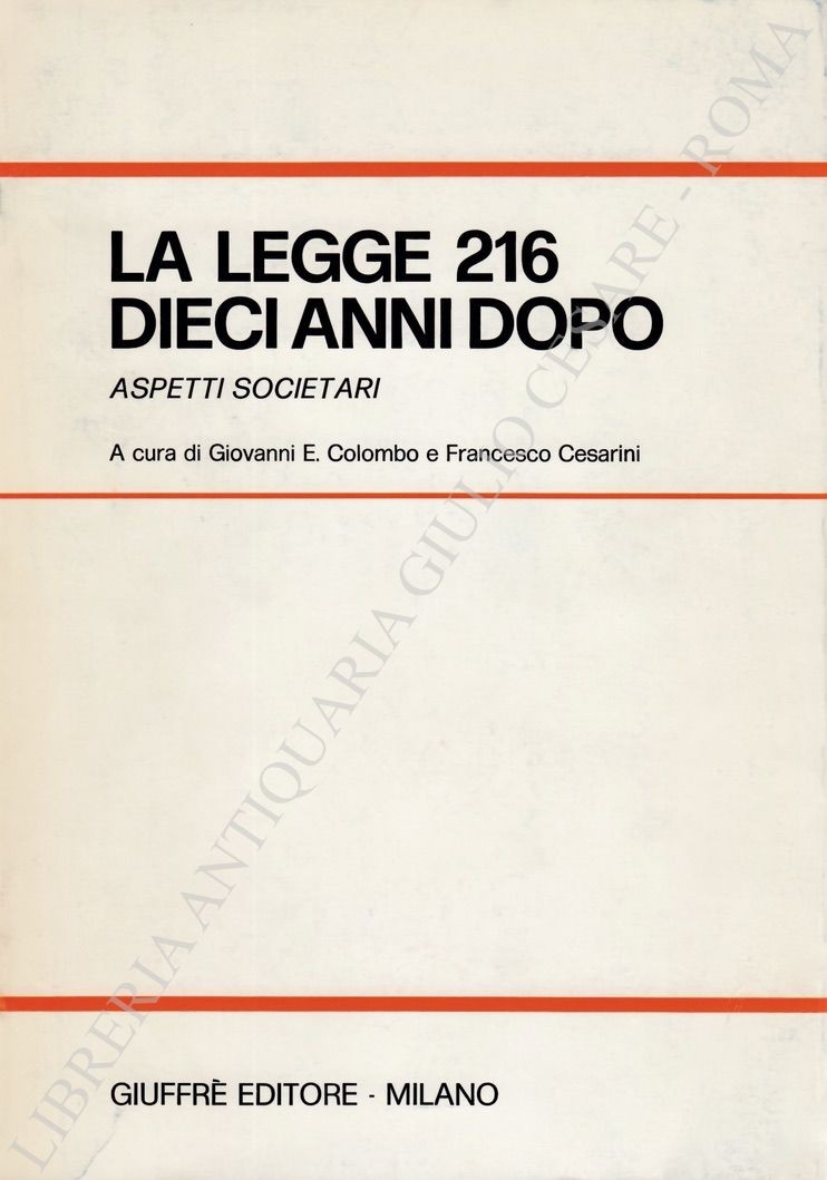 La legge 216 dieci anni dopo