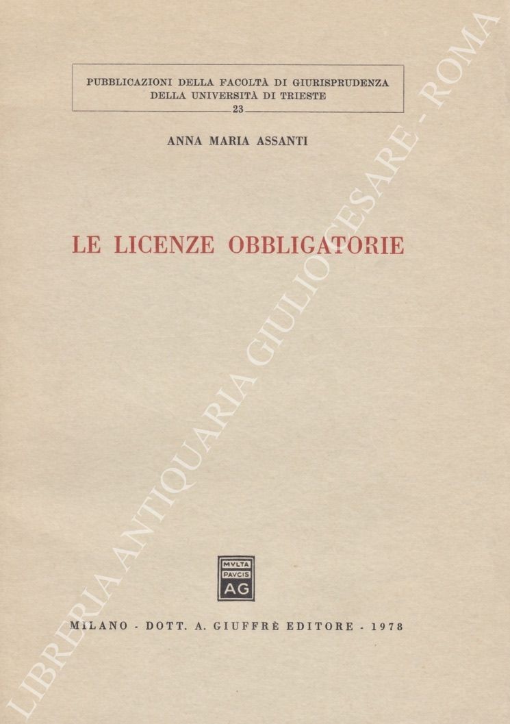 Le licenze obbligatorie