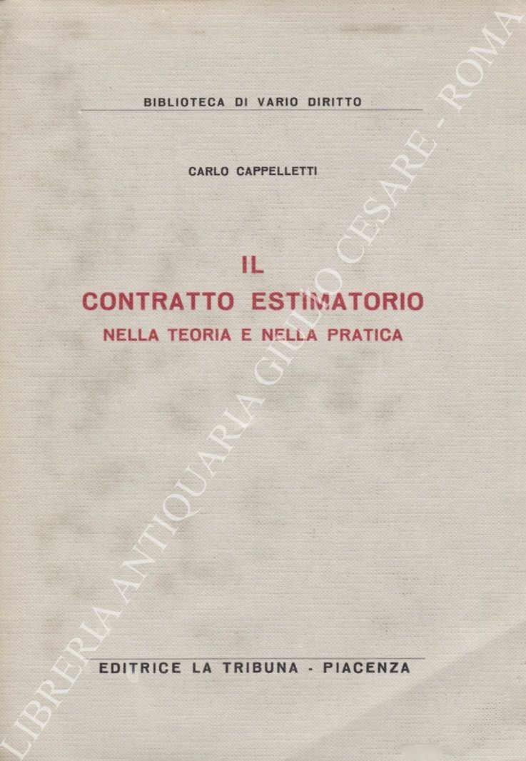 Il contratto estimatorio nella teoria e nella pratica