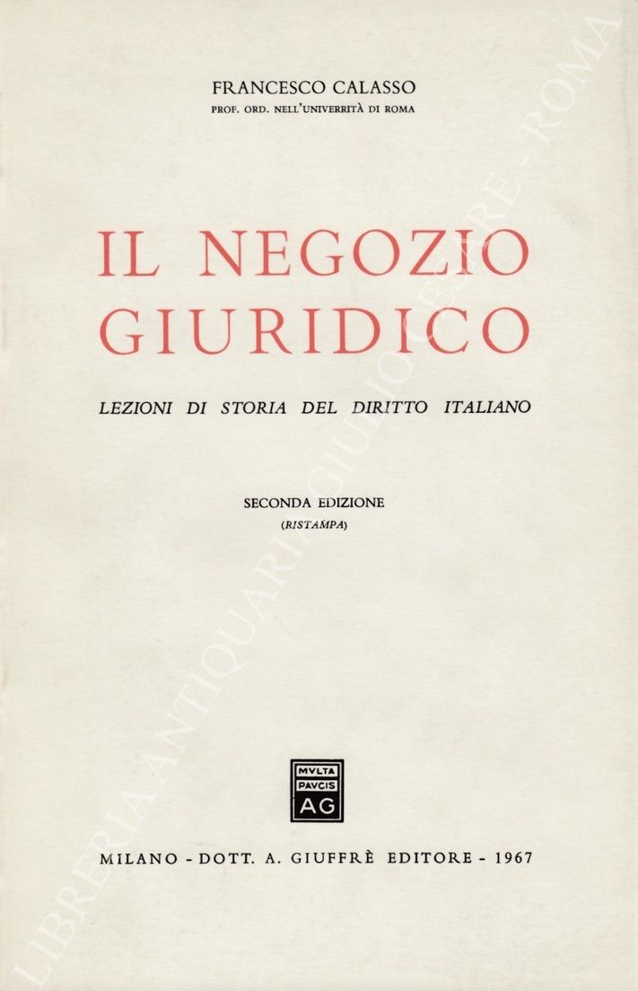 Il negozio giuridico