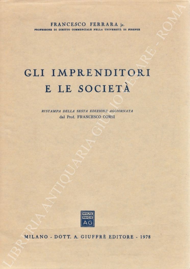 Gli imprenditori e le società