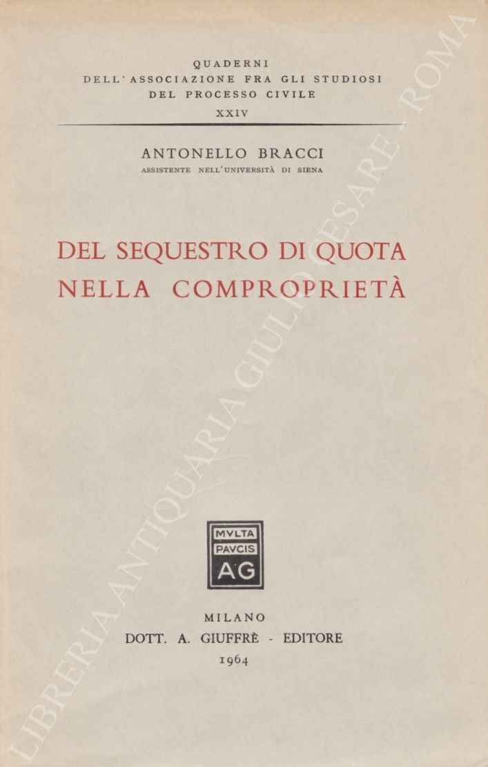 Del sequestro di quota nella comproprietà