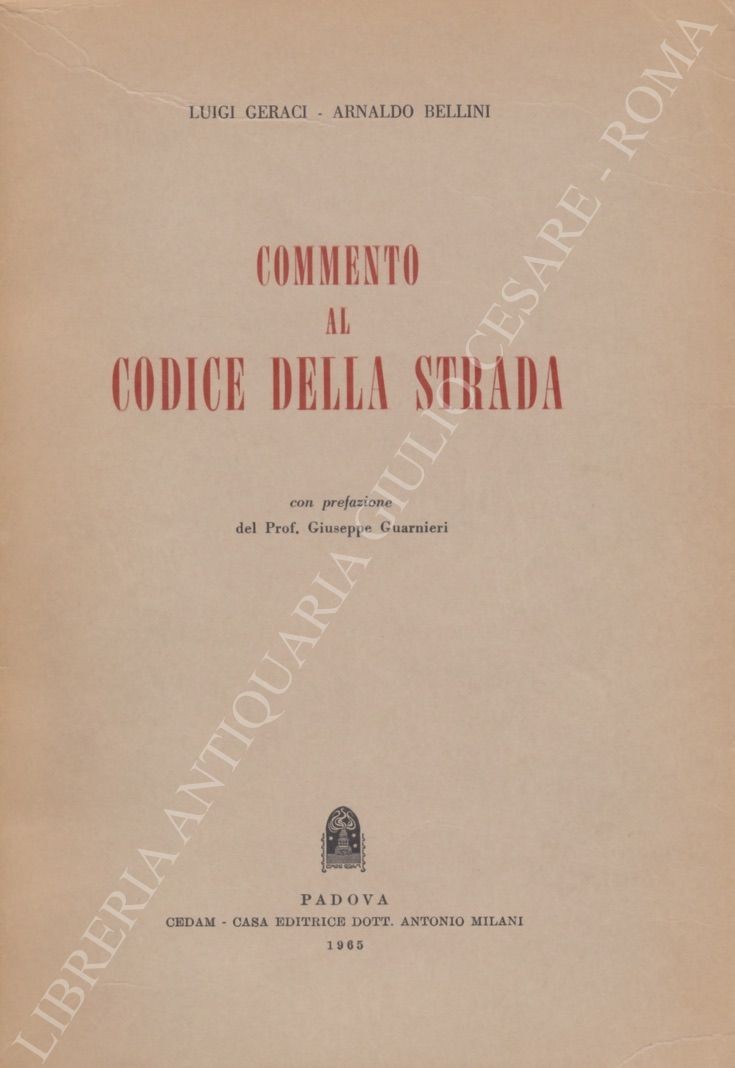 Commento al codice della strada
