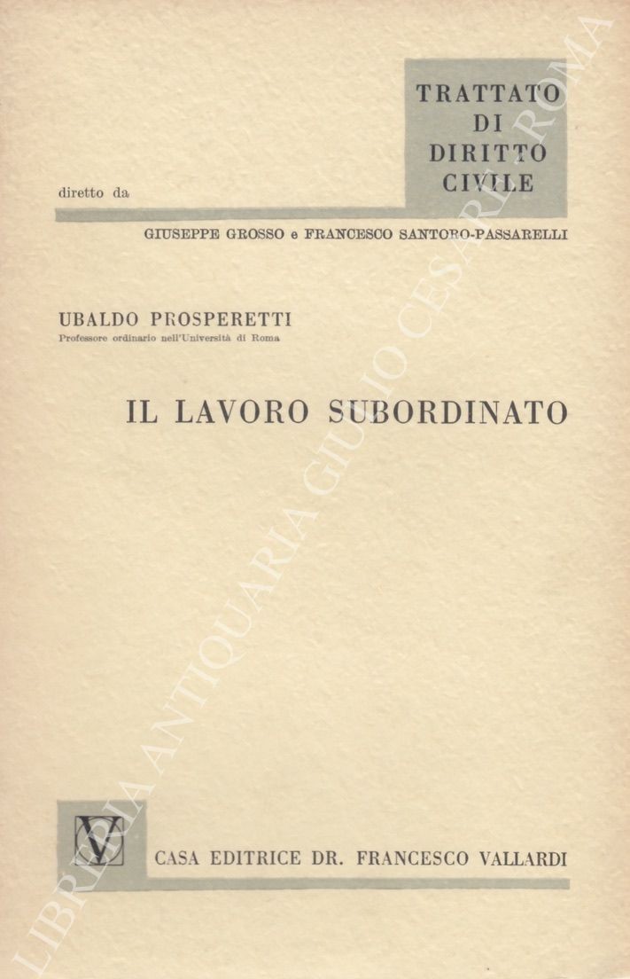 Il lavoro subordinato