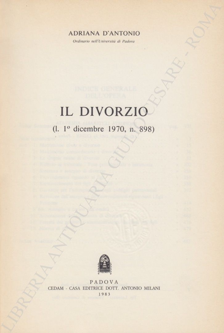 Il divorzio