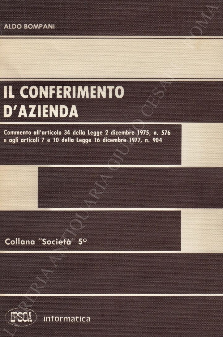 Il conferimento d'azienda