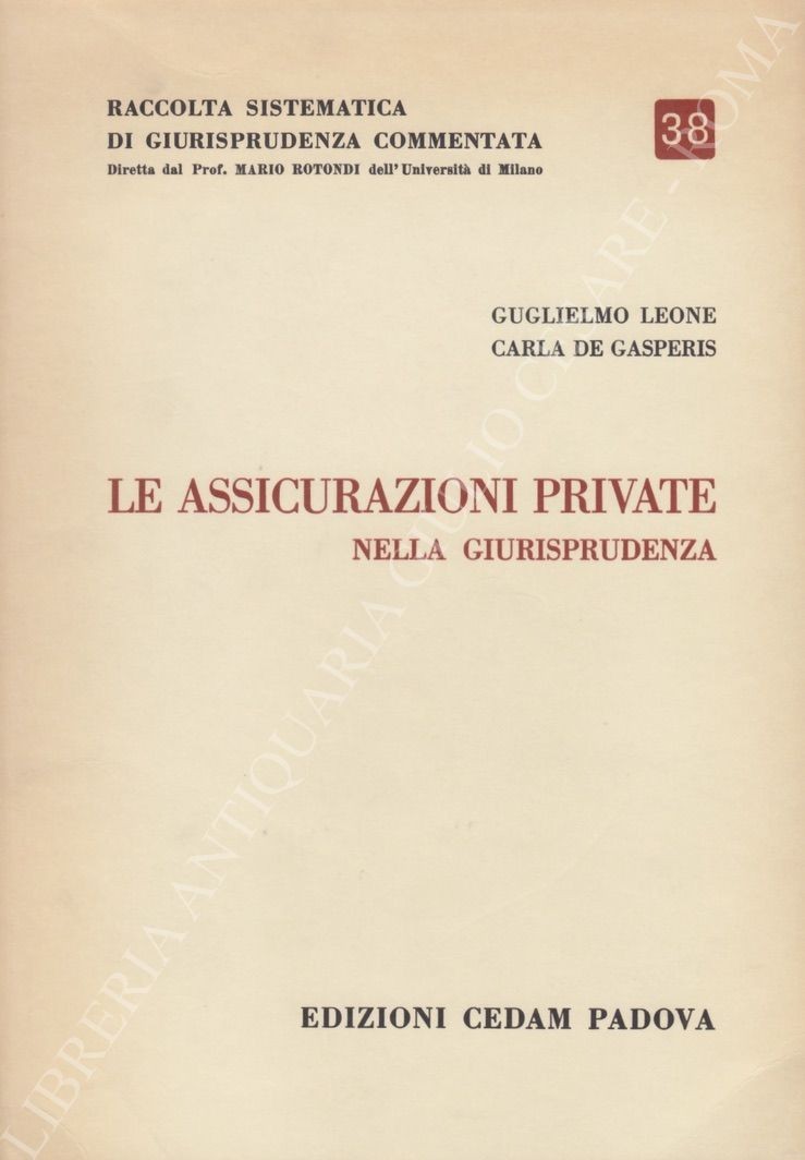Le assicurazioni private nella giurisprudenza