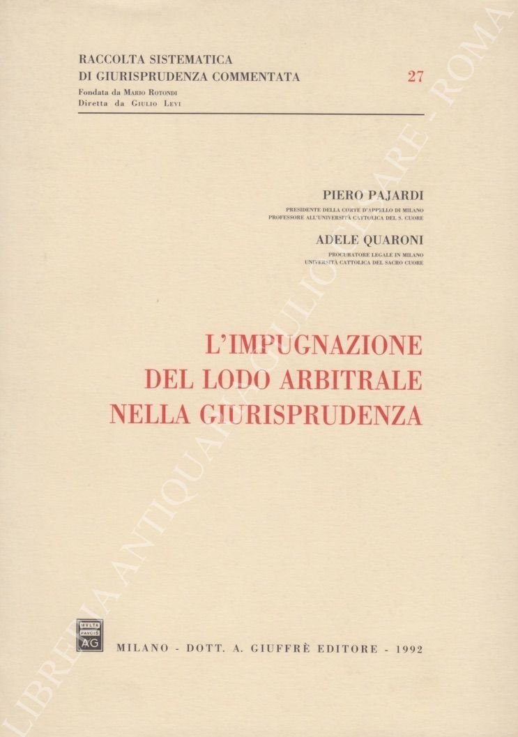 L'impugnazione del lodo arbitrale nella giurisprudenza