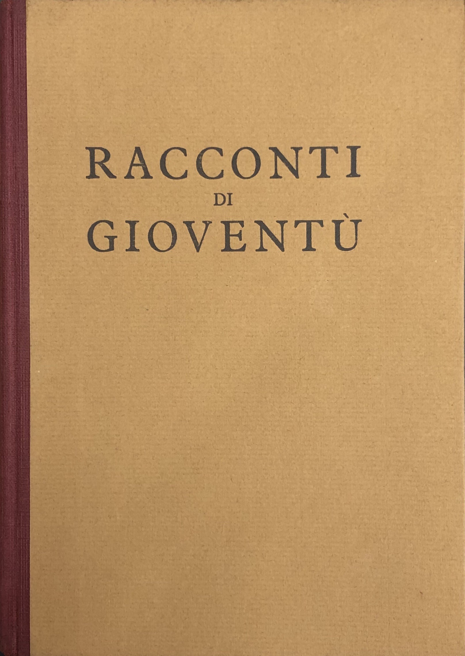 Racconti di gioventù