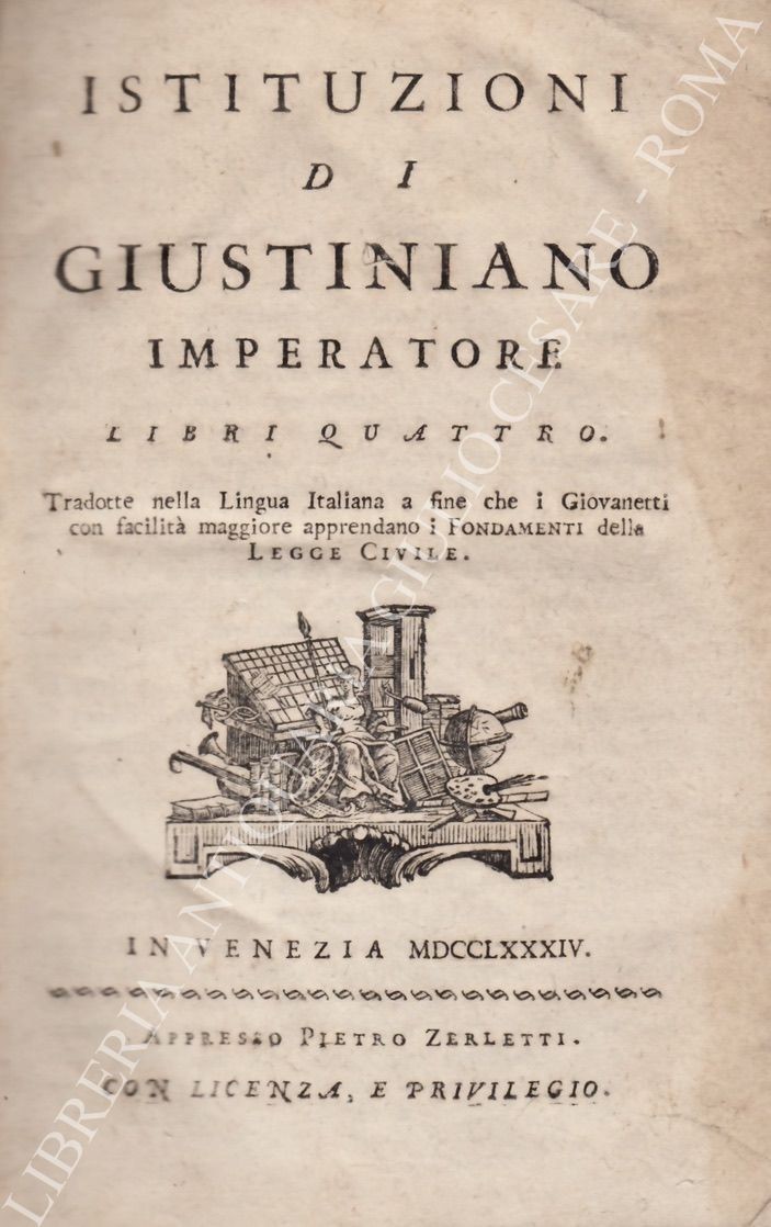 Istituzioni di Giustiniano imperatore