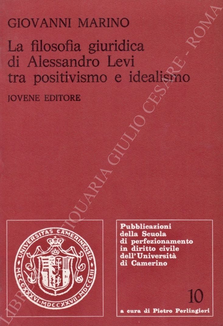 La filosofia giuridica di Alessandro Levi