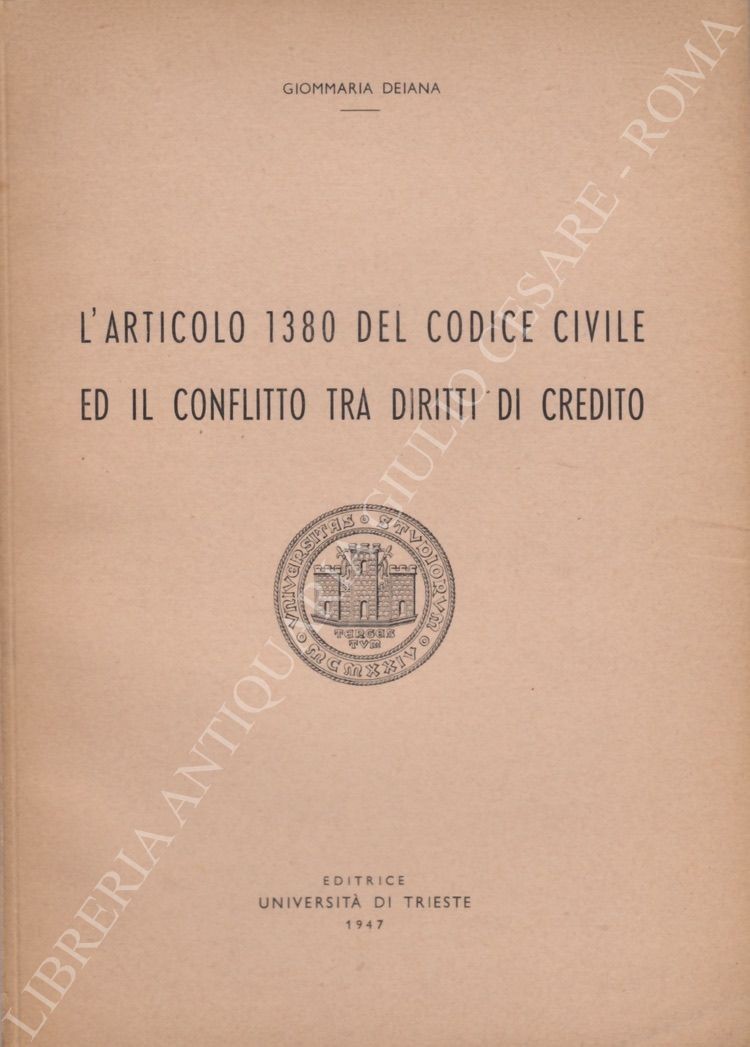 L'articolo 1380 del Codice Civile