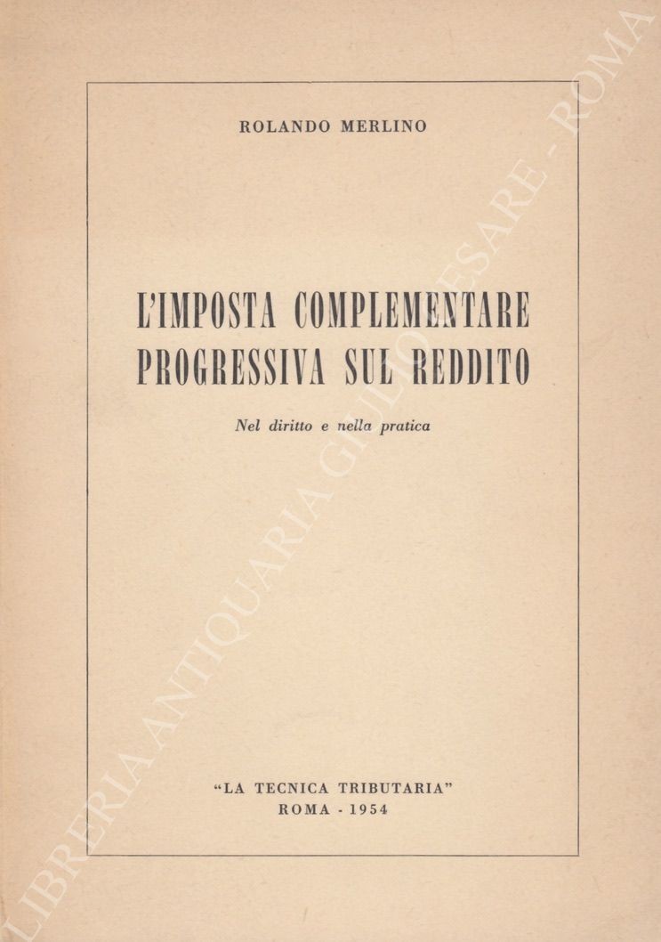 L'imposta complementare progressiva sul reddito
