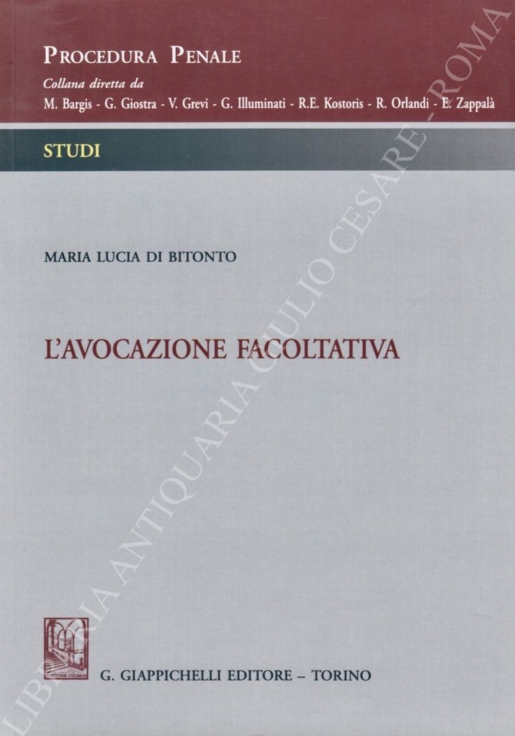 L'avocazione facoltativa