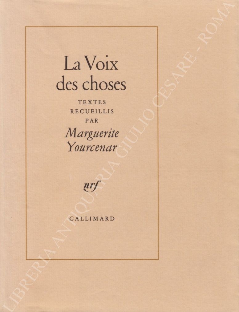 La Voix des choses