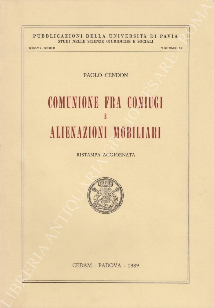 Comunione fra coniugi e alienazioni mobiliari