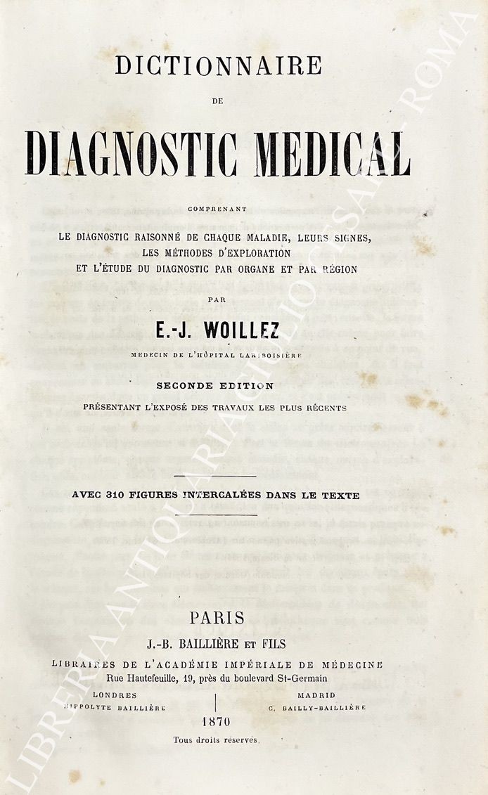 Dictionnaire de diagnostic medical