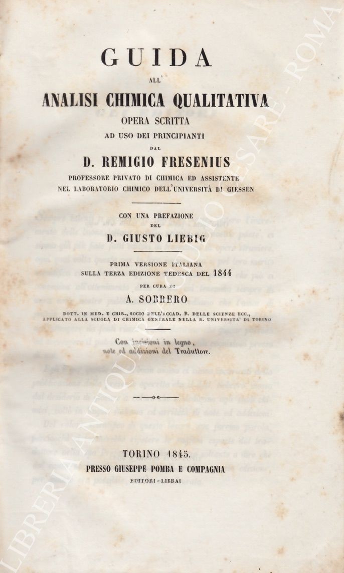 Guida all'analisi chimica qualitativa