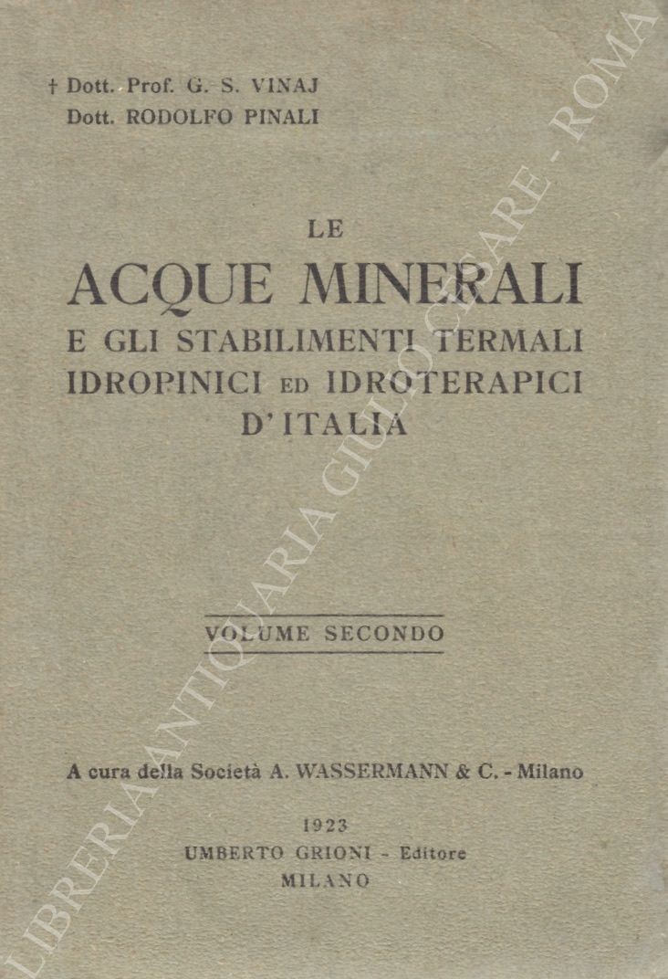 Le acque minerali e gli stabilimenti termali