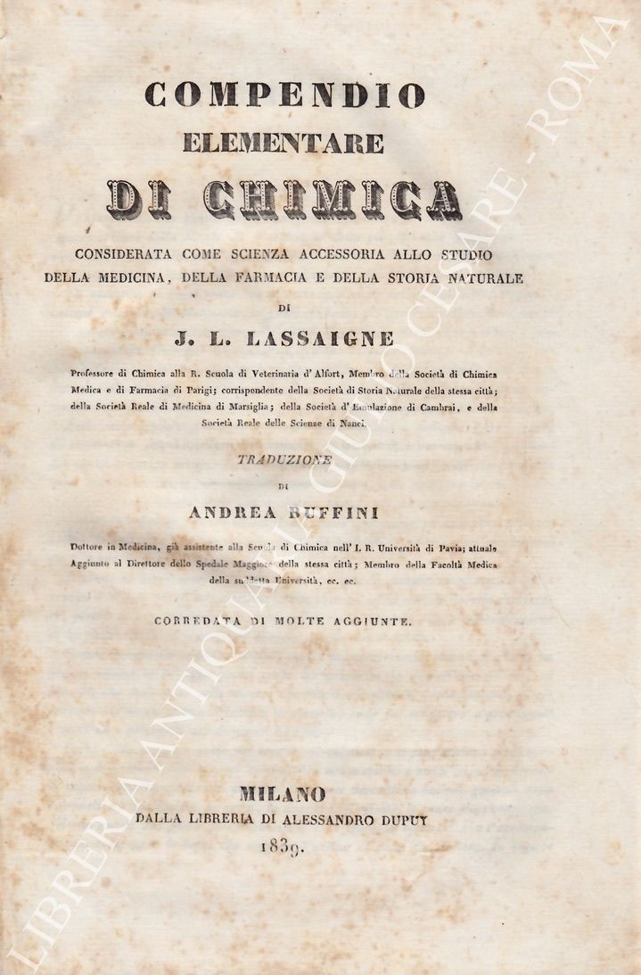 Compendio elementare di chimica