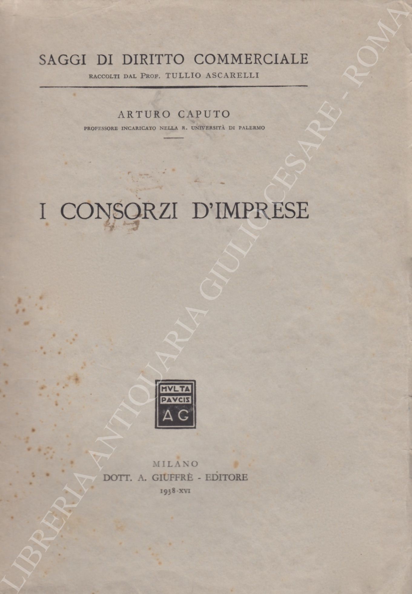 I consorzi d'imprese