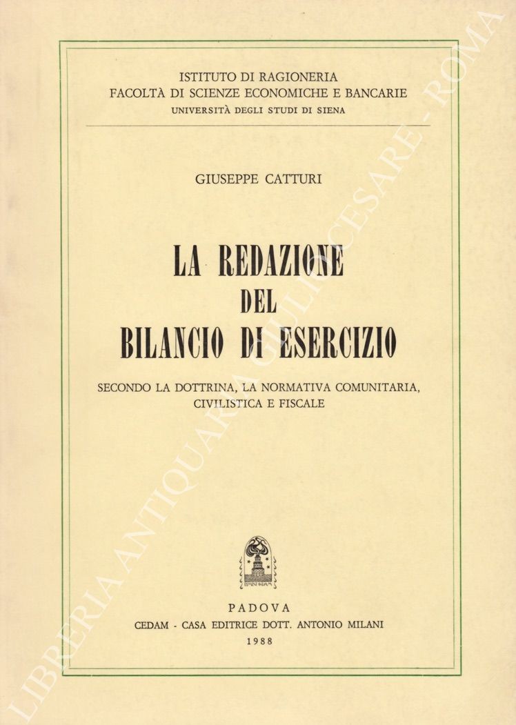 La redazione del bilancio di esercizio