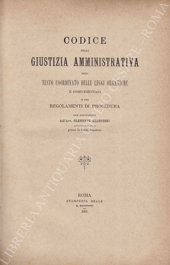 Codice della giustizia amministrativa